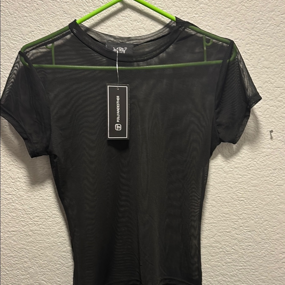 Black Fitted Short Sleeve T-Shirt